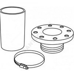 Переходник фланцевый Ду100 в/к патрубок, хомуты Wilo 2511597