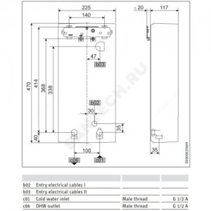 Водонагреватель электрический проточный HDB-E 24 Si Stiebel Eltron 232006