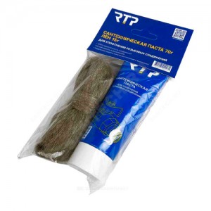 Набор для уплотнения резьбы лен 15гр+паста 70гр вода RTP (РосТурПласт) 29549 Набор для уплотнения резьбы лен 15гр+паста 70гр вода RTP (РосТурПласт) 29549