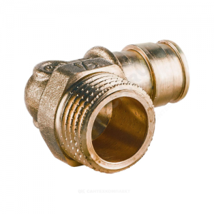 Угольник для PE-X латунь Дн 16х1/2" НР GX127 Giacomini GX127Y003