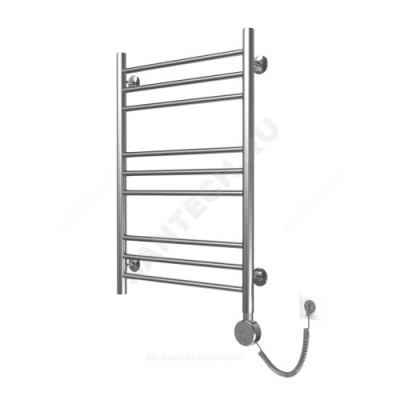 Полотенцесушитель электрический нерж сталь Лесенка 600х700мм 7П ТЭН справа Элит-Классик Элит-Металл Э-34-13
