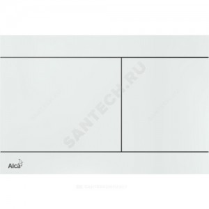 Кнопка для инсталляции белый глянцевый Alca Plast FUN-WHITE