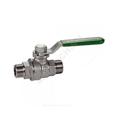 Кран шаровой латунь хром R253WL Ду 32 Ру35 НР рычаг Giacomini R253WX036