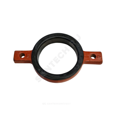 Кольцо опорное чугун SML Ду 50 с гальванизированной резиной