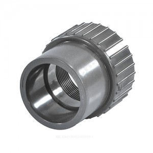 Втулка НПВХ под клеевое соед переходная Дн 50х1 1/4" Ру10 ВР Агригазполимер 206-054