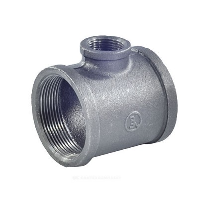 Тройник переходной чугун Ду 25х15 (1"х1/2") ВР/ВР Fittex PLUS