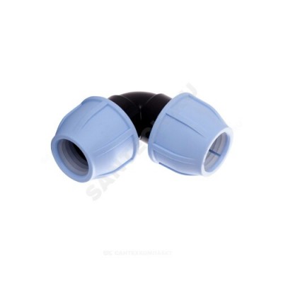 Отвод компрессионный ПЭ Дн 63х90гр Ру10 RTP (РосТурПласт) 17093