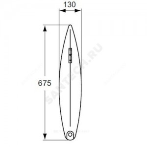 Перегородка для писсуара с крепежом Ideal Standard S612001