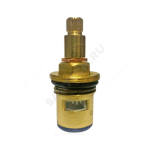 Кран-букса для смесителя керамическая резьба G 1/2" 20 шлицов Славен СЛ-ЗП-012