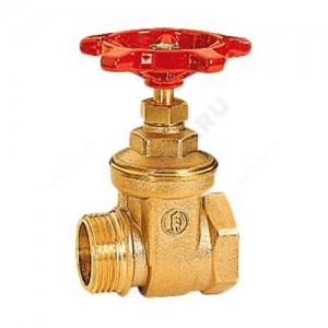 Задвижка клиновая латунь R54 Ду 20 Ру10 ВР/НР маховик Giacomini R54Y004