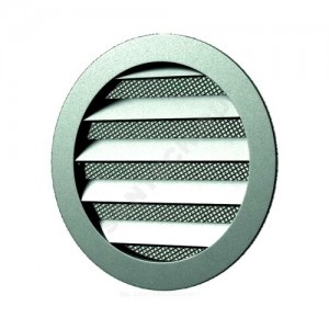 Решётка вентиляционная алюминий D 125 серая Эра 10РКМ