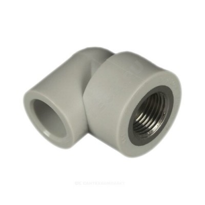 Угольник PP-R комбинированный серый ВР Дн 32х1/2" VALFEX 10125232Г