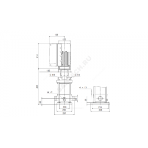 Насос многоступенчатый вертикальный CRNE10-03 A-P-G-E-HQQE PN25 3х380-500В/50 Гц Grundfos 98390320