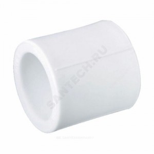 Муфта PP-R белая внутренняя пайка Дн 110 RTP (РосТурПласт) 16067