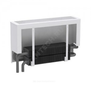 Конвектор настенный концевой Универсал ТБ-С НП КСК 20 (средней глубины) 1.961кВт двухтр с т/клапаном (угл) Danfoss 013G2152 ниж/п ВР 1/2" лев ТЗПО