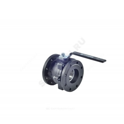 Кран шаровой чугун R740F Ду 50 Ру16 фл полнопроходной рукоятка Тмакс=120 оС Giacomini R740FLY005