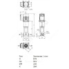 Насос многоступенчатый вертикальный HELIX VE 2202-3,0-2/16/V/KS PN16 3х400В/50 Гц Wilo 4171606