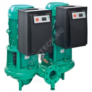 Насос ин-лайн с сухим ротором DL-E 150/250-15/4-R1 PN16 сдвоенный 3х400В/50 Гц Wilo 2153892