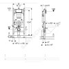 Инсталляция для подвесного унитаза Duofix UP320 без кнопки смыва Geberit 111.362.00.5