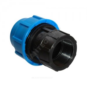 Муфта компрессионная ПЭ ВР Дн 50х1 1/2" ТПК-АКВА 52005112