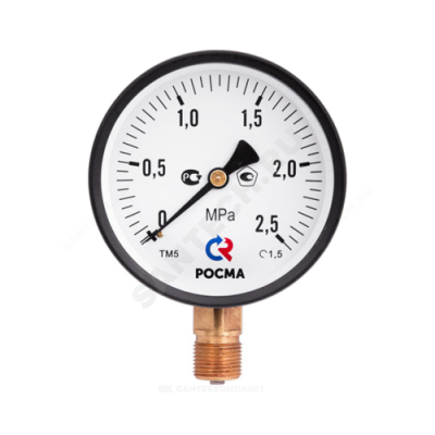 Манометр ТМ-510Р.00 радиальный Дк100мм 0-1,0 МПа М20х1,5 Росма 00000006850
