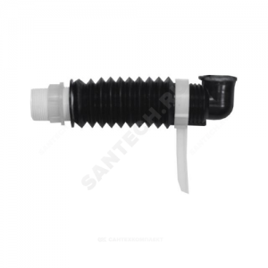 Сифон для чугунного высокорасположенного бачка гофрированный 23