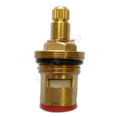 Кран-букса для смесителя керамическая резьба G 1/2" 20 шлицов Профсан PSM-1291-20