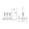 Установка повышения давления Hydro MPC-E 3 CRE 45-2-2 Grundfos 95044618