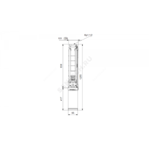 Насос скважинный SP 7-12N 3х380-415В/50 Гц Grundfos 98699216