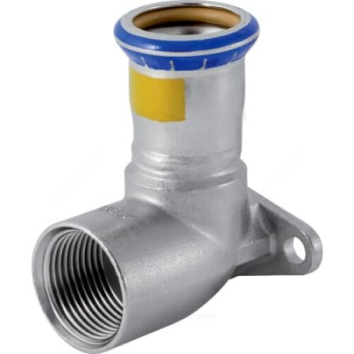 Водорозетка сталь нерж Дн 22х1/2" пресс/ВР для газоснабжения L=47мм Mapress Geberit 34139