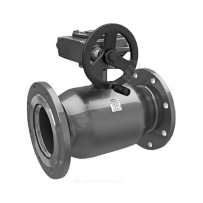 Кран шаровой сталь КШ.Ц.Ф.Р Ду 700 Ру25 фл с редуктором LD КШ.Ц.Ф.Р.700/600.025.Н/П.02