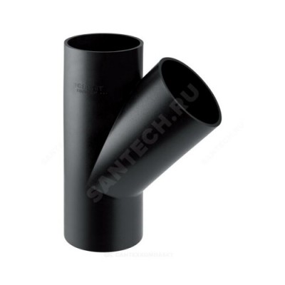 Тройник ПНД Дн 56х56х45гр Geberit 363.115.16.1