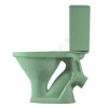 Унитаз-компакт Вест салатовый нижний подвод косой выпуск 1/реж полипропилен Santeri