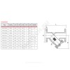 Фильтр сетчатый Y-образный чугун Ду 350 Ру16 фл R74F Giacomini R74FLY035