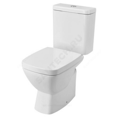 Унитаз-компакт Нео белый нижний подвод горизонт/выпуск 2/реж дюропласт Santek 1.WH30.2.187