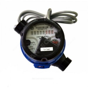 Счётчик х/в крыльчатый одноструйный Ду 20 Ру16 50С L=130мм резьба импульсный В/К ВСХд Тепловодомер