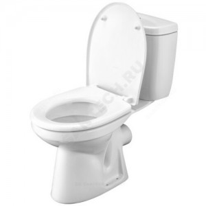 Унитаз-компакт Анимо белый нижний подвод горизонт/выпуск 2/реж дюропласт Santek 1.WH30.2.132