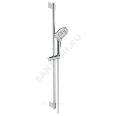 Гарнитур душевой серия IDEALRAIN JET DIAMOND XL3 держатель+шланг+лейка 3 режима струи Ideal Standard B1764AA