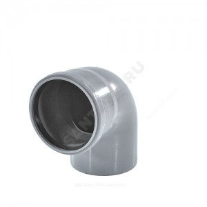 Отвод PP-H серый Дн 40х87гр б/нап в/к VALFEX 20101040 Отвод PP-H серый Дн 40х87гр б/нап в/к VALFEX 20101040