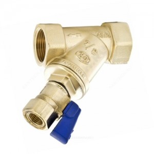 Фильтр сетчатый Y-образный латунь Ду 25 Ру25 Тмакс=120 oC Rp1" ВР 114 со сливным краном OR 0114.525