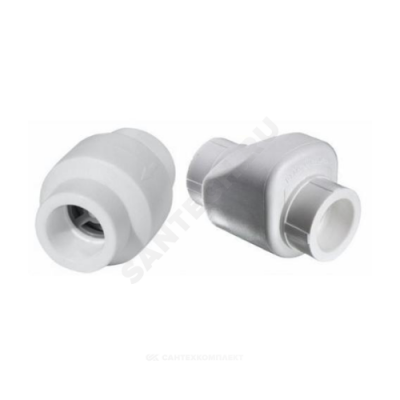 Клапан обратный PP-R белый внутренняя пайка Дн 25 RTP (РосТурПласт) 14217