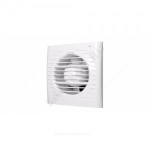 Вентилятор осевой D 100 вытяжной с тяговым выключателем A белый Эра A 4-02