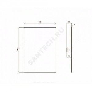 Зеркало регулируемое CONTOUR 21 Ideal Standard S5059BH