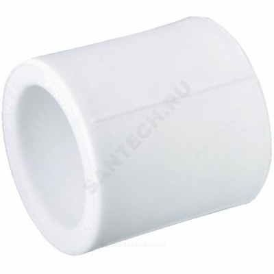 Муфта PP-R белая внутренняя пайка Дн 90 VALFEX 10113090