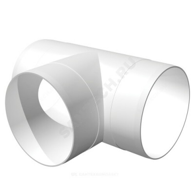 Тройник Т-образный D150 пластик Эра 15ТП