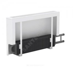 Конвектор настенный концевой Универсал ТБ КСК 20 (малой глубины) 0.787кВт з/у однотр с т/клапаном (пр) Danfoss 013G1809 бок/п НР 3/4" прав ТЗПО