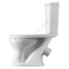 Унитаз-компакт Ультра белый нижний подвод косой выпуск 1/реж полипропилен Santeri 1.P401.3.S00.00B.F