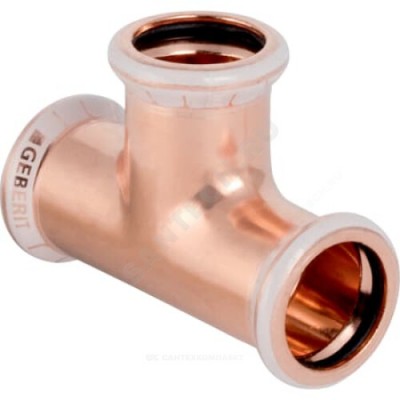 Тройник медь равнопроходной Дн 88,9 пресс Mapress Geberit 61012