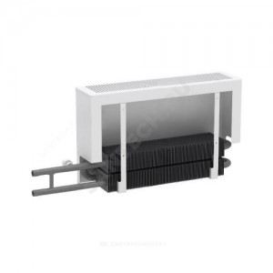 Конвектор настенный концевой Универсал ТБ-С КСК 20 (средней глубины) 2.941кВт з/у однотр с т/клапаном (пр) Danfoss 013G1813 бок/п под приварку лев ТЗПО