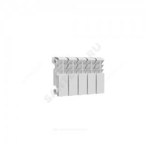 Радиатор алюминиевый Classic 200 1 секция Qну=80 Вт RAL 9016 (белый) Ogint